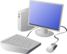 Cartoon Computer And Desktop Clip Art